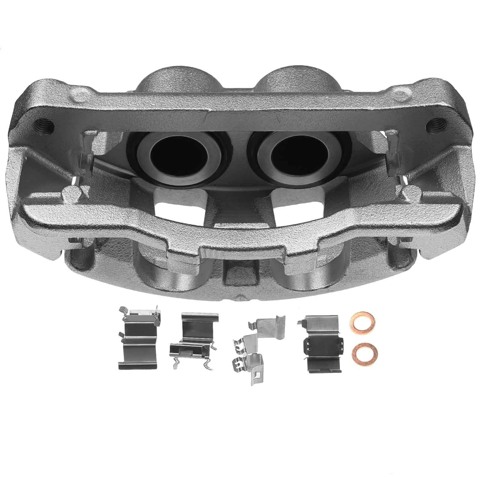 2X Front Brake Caliper with Bracket for Ford F-250 Super Duty (2013–2022)