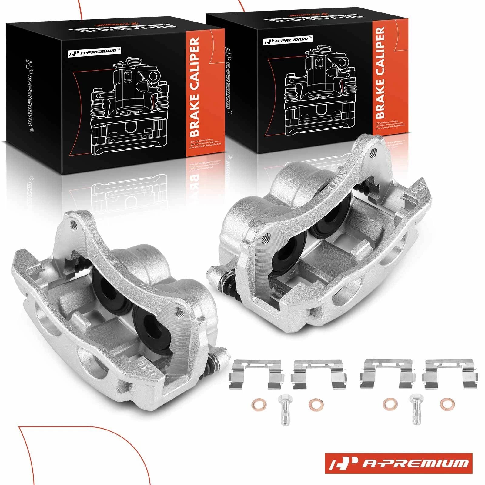Pair Front Disc Brake Calipers for Ford Explorer Sport (2003)
