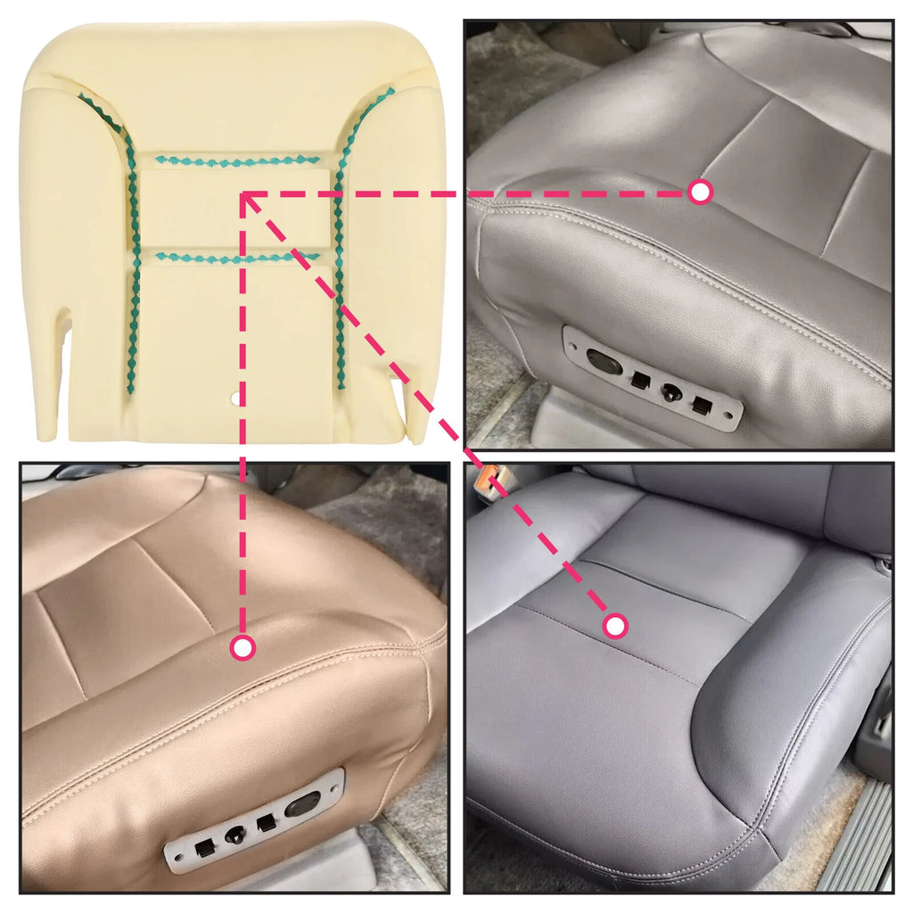 Set of 2 Seat Covers for 95-99 Chevy Tahoe (Front Bottom/Top)