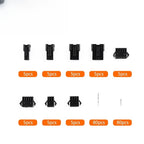 200PCS Terminal Connector Kit 2P 3P 4P 5P for Automotive Applications