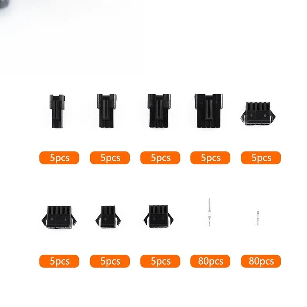 200PCS Terminal Connector Kit 2P 3P 4P 5P for Automotive Applications