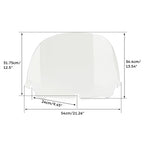 12.5'' Clear Windshield for Harley Street Electra Glide Ultra Classic (2014–2024)
