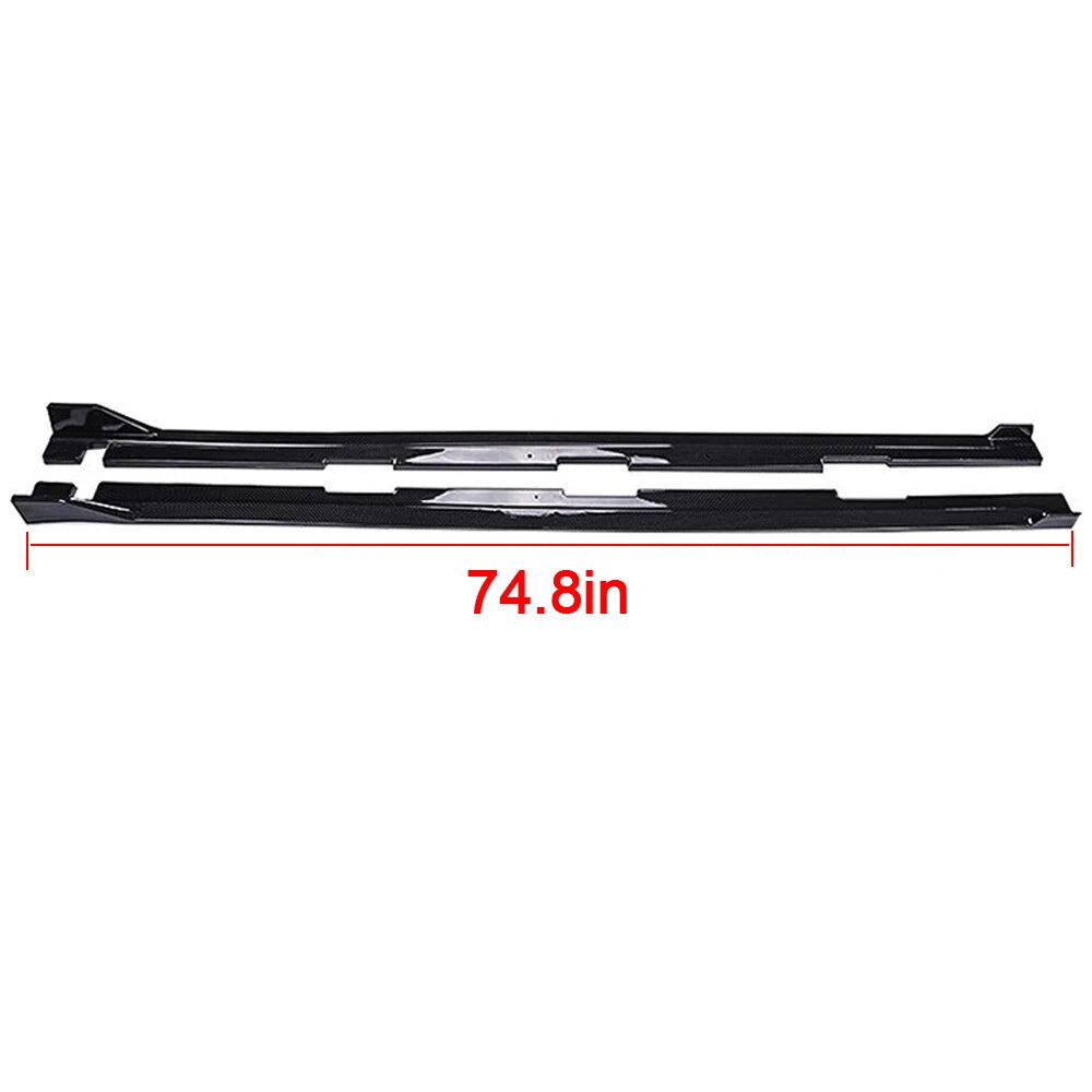 Side Skirts Extension Panel Lip for Honda Civic Sedan (2016–2021)