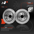 Rear Disc Brake Rotor & Ceramic Pads for Nissan Pathfinder (2005-2012)