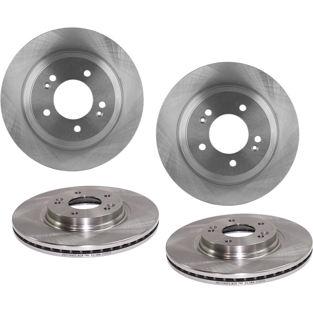 Front and Rear Disc Brake Rotors for Kia Optima (2017–2020)