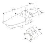 Black Driver & Passenger Seat for Harley Sportster S RH1250S (2021-2025)