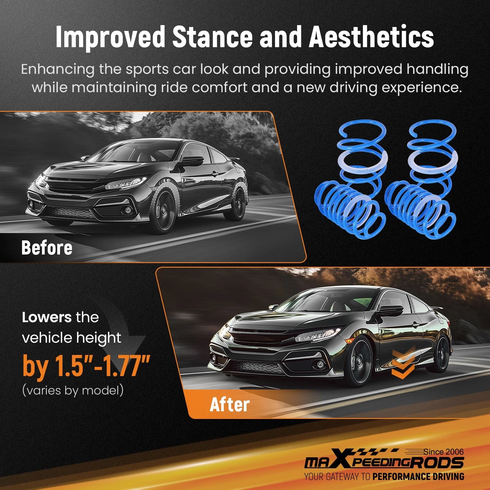 Lowering Springs for Scion TC (2011-2016)