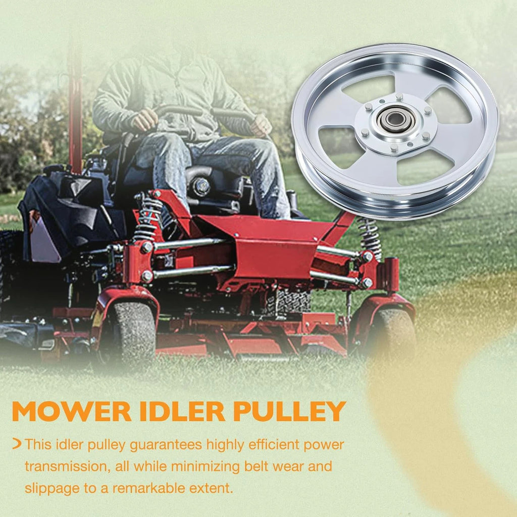 3X Flat Idler Pulley for Ferris 48" 52" 61" 72" Deck Mower