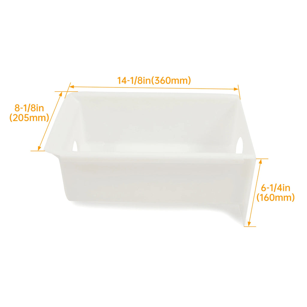 Ice Bucket Container for Whirlpool Kenmore Maytag (W10850492)