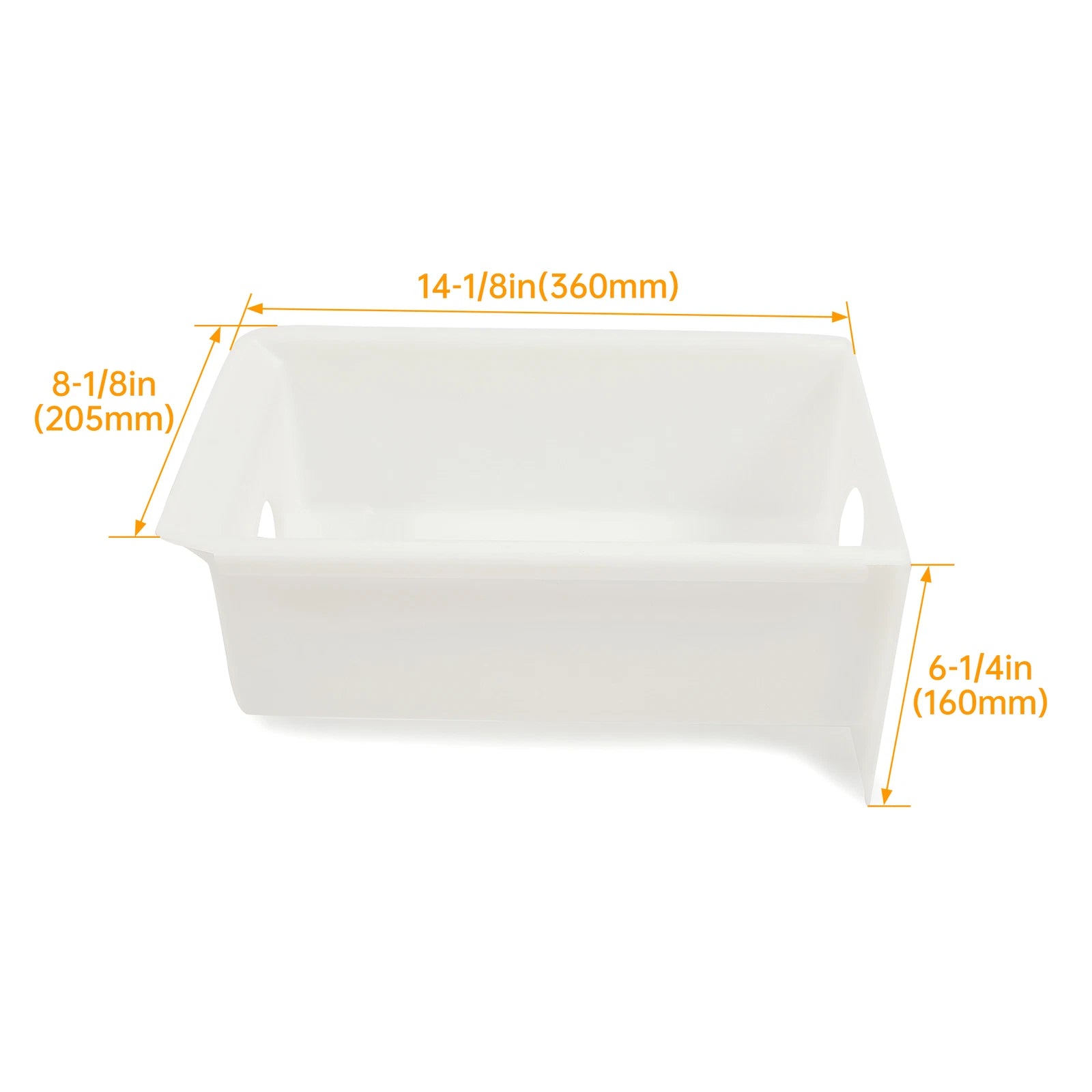 Ice Bucket Container for Whirlpool Kenmore Maytag (W10850492)
