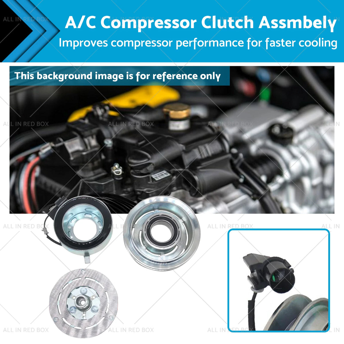 A/C Compressor Clutch Assembly for Mitsubishi Challenger Triton 2.5 D (2006–)