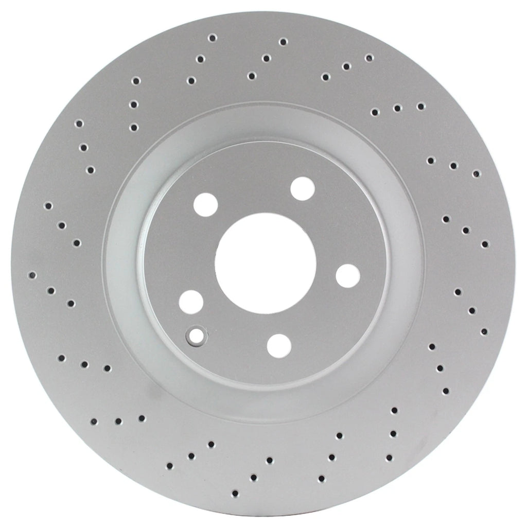 Hella Pagid 350mm Front Coated Drilled Disc Brake Rotor for Mercedes C216 W221 (2007–2015)
