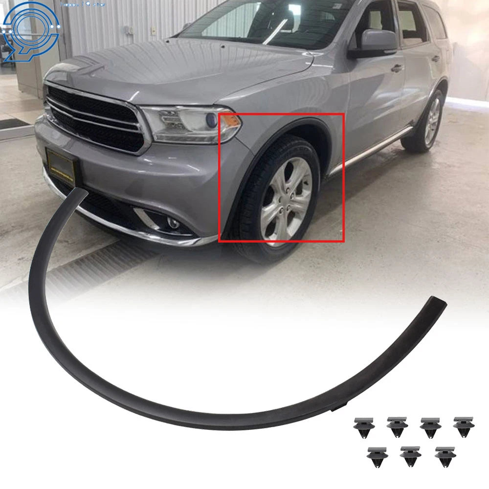 Driver Fender Flares for Dodge Durango (2011–2019) Left Side Black Trim