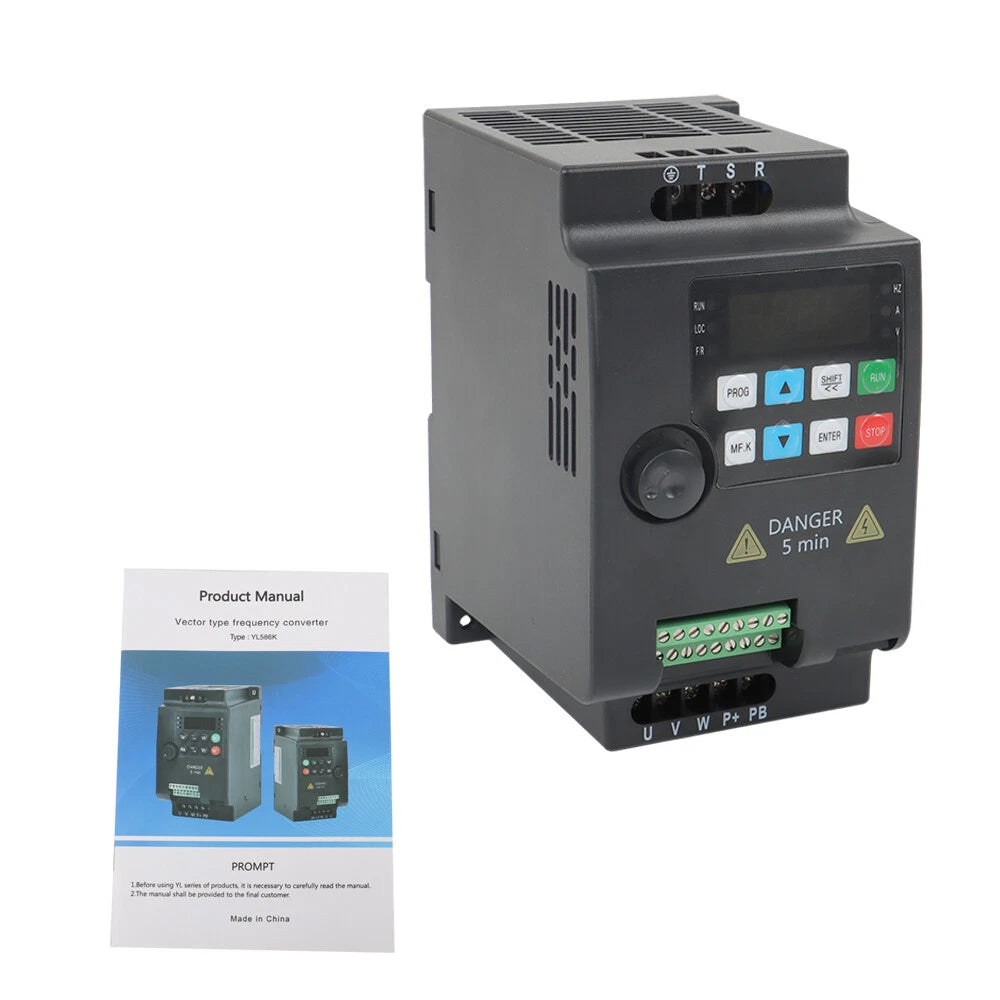 2.2KW Variable Frequency Drive Inverter for 3HP Motors (220V)