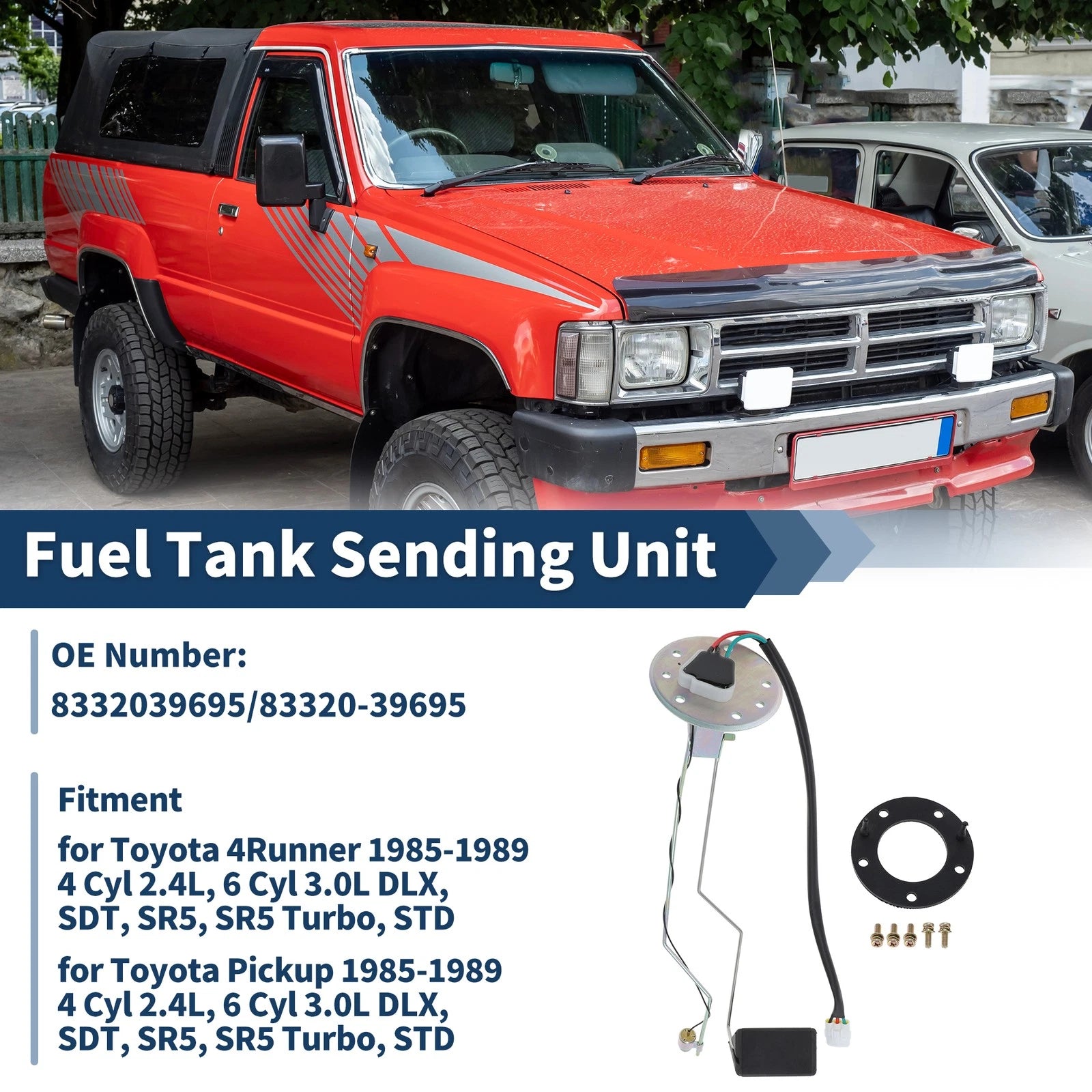 Fuel Pump Tank Sending Unit for Toyota 4Runner Pickup (1985–1989) No. 83320-39695