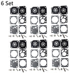6X Carburetor Gasket Kit for McCulloch SP40 PM310 PM320 PM330 Zama RB-1