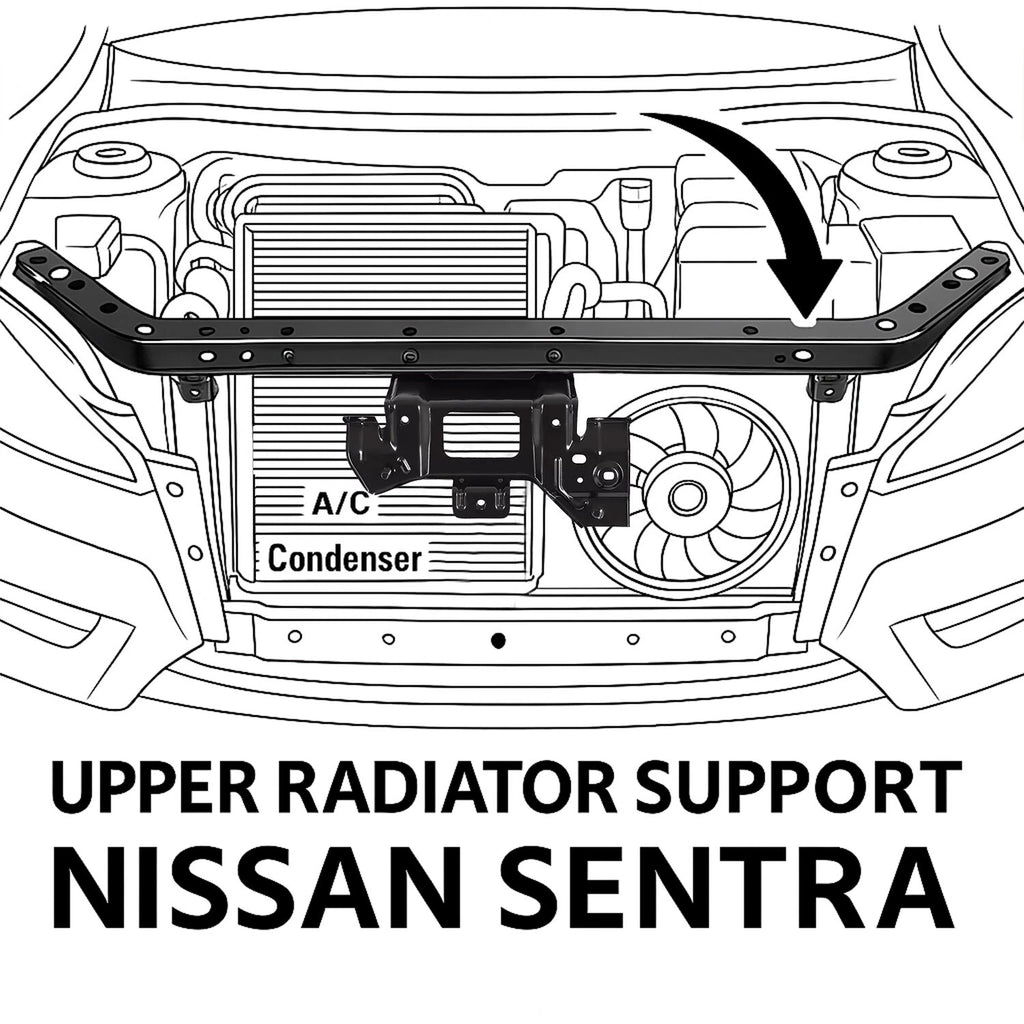 Upper Radiator Support for Nissan Sentra (2013–2019)