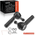 2x Front Outer Tie Rod for Chevrolet Equinox HHR Pontiac Saturn (2005–2009)