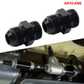 2Pcs AN10 Flare to 6AN ORB Male Fitting Adapter for Universal