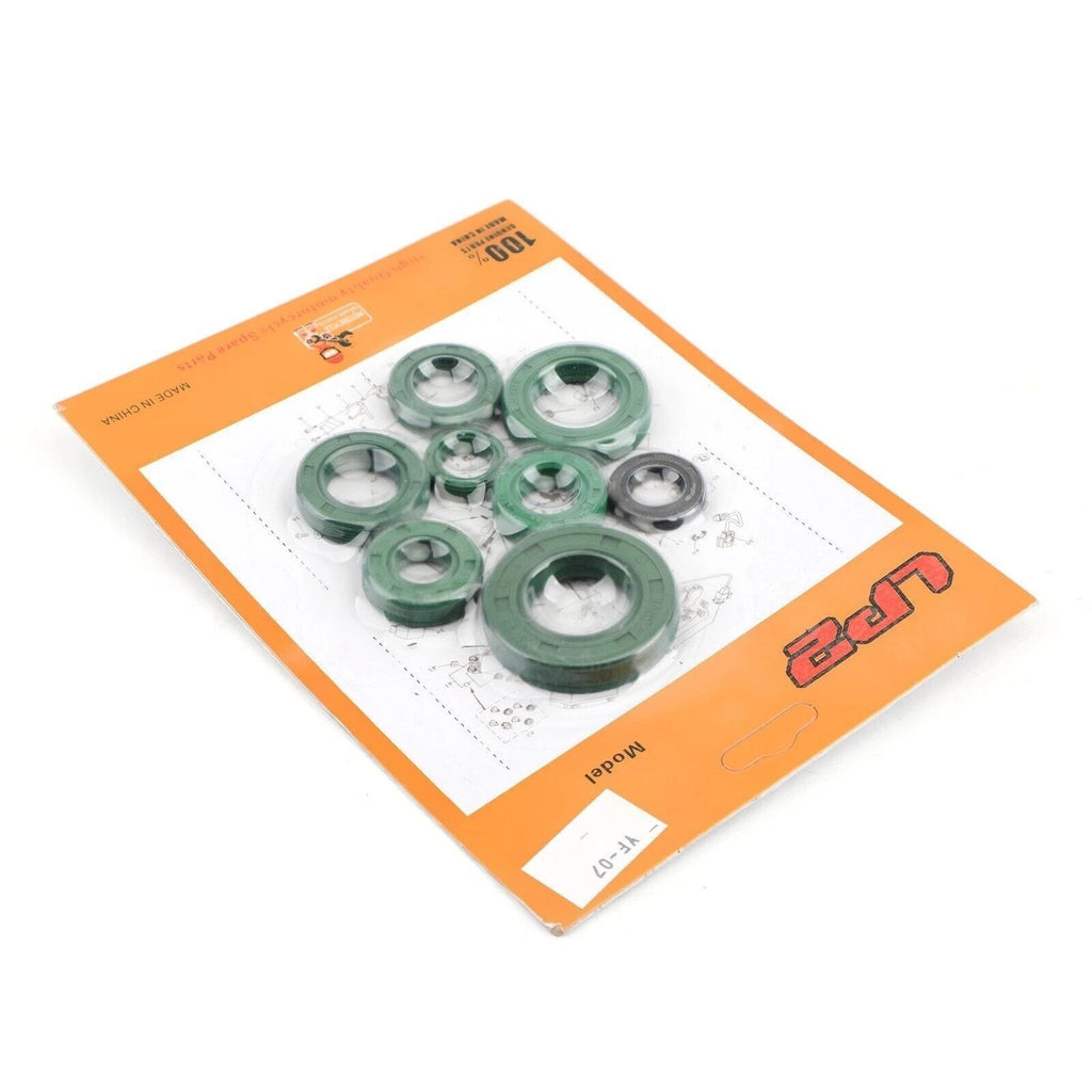 8X Engine Oil Seal Kit for Honda CR80R (1986–2002), CR85R (2003–2007)