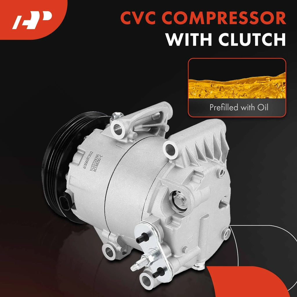 A/C Compressor with Clutch for Chevrolet Corvette (2005-2013)