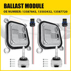 2PC Xenon Ballast Control Unit 13587843 for Chevrolet Traverse (2018–2020)