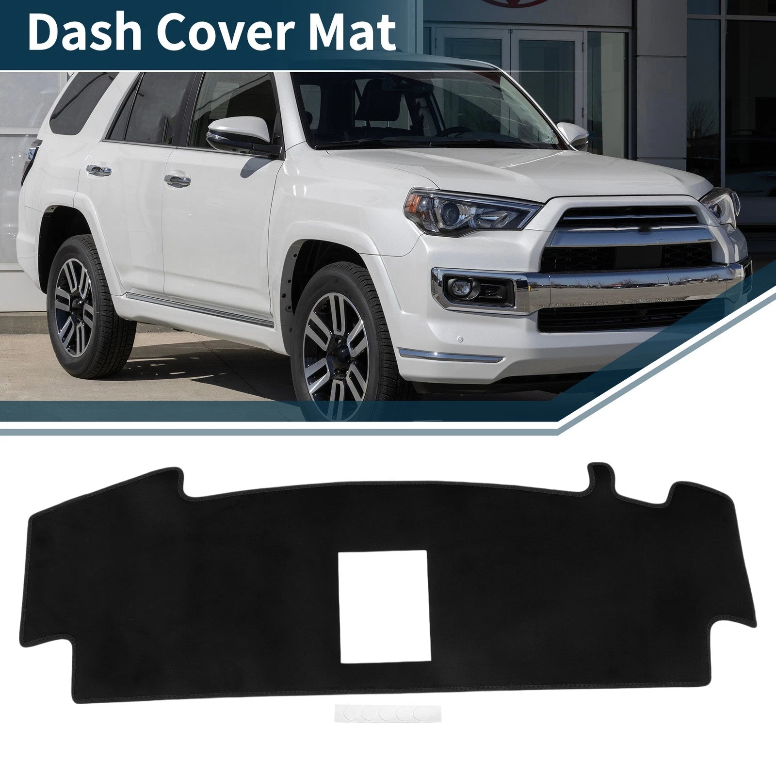 Dashboard Cover Mat for Nissan Sakura (2023–2023) Black