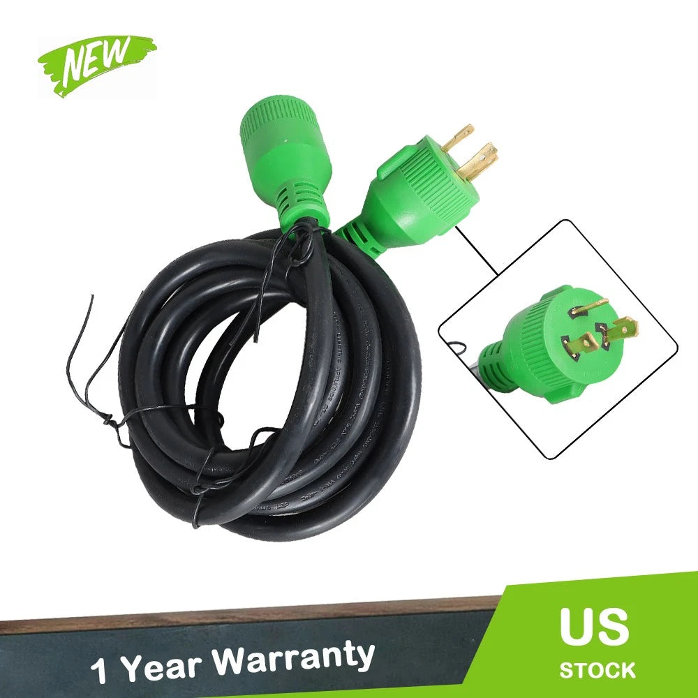 10ft Generator Extension Cord 30 Amp L5-30P to L5-30R