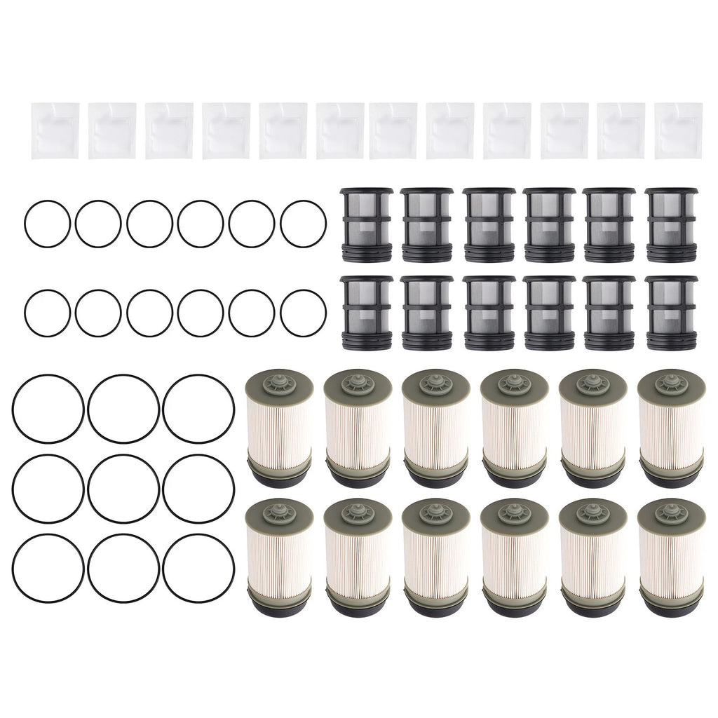 Set of 12 Fuel Filters for Detroit Diesel DD13 DD15 DD16 (2014–Present)