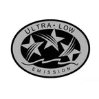 2X Ultra Low Emission Outboard Graphic Sticker Decal for California DOT