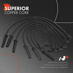 7x Spark Plug Wire Sets for Jeep Cherokee Comanche Wagoneer (1984-1986)