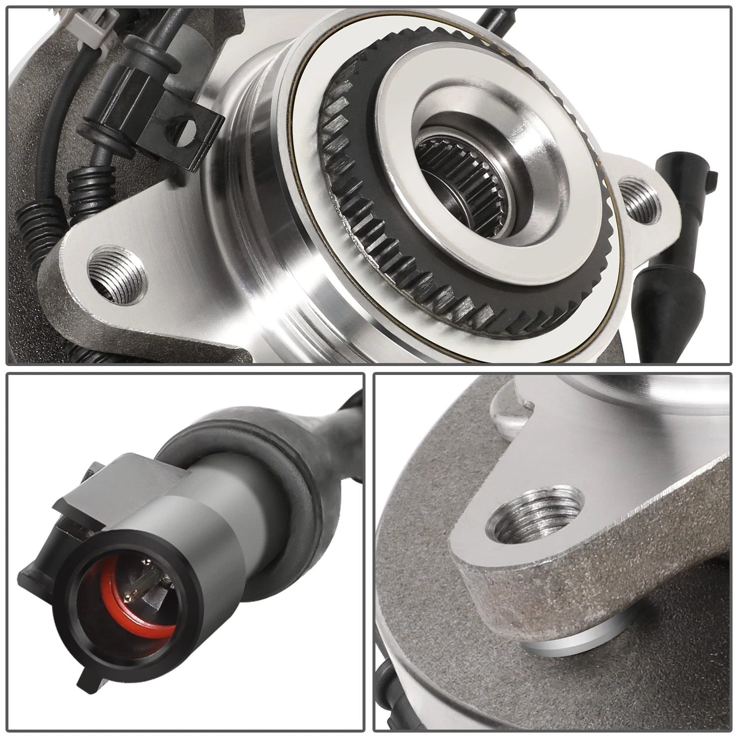 Set of 2 Wheel Bearing & Hub for Ford F150 4WD (2009–2010)