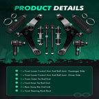 Control Arm and Ball Joint Tie Rod for Mitsubishi Lancer (2002–2006)
