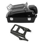 Black Razor Trunk Backrest for Harley Touring (2009–2013)