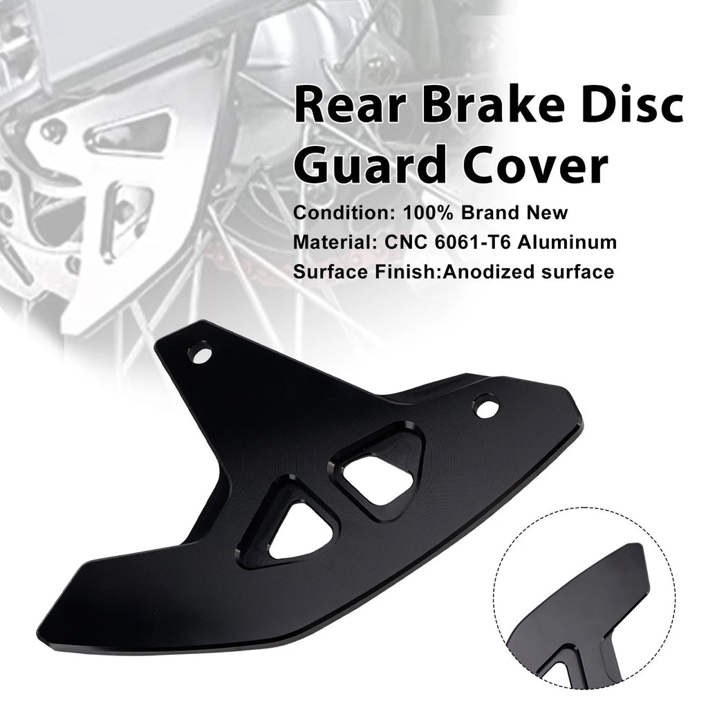 Rear Brake Disc Guard Cover for Suzuki DR-Z400SM (2000–2024) DRZ400/S/E Black