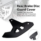 Rear Brake Disc Guard Cover for Suzuki DR-Z400SM (2000–2024) DRZ400/S/E Black