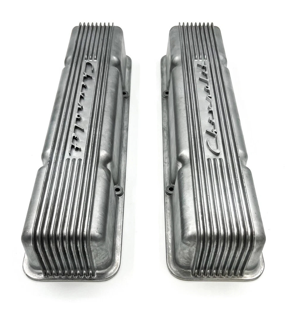 Valve Covers Aluminum Finned Replacement for Chevrolet Small Block 350 (1960–1979)