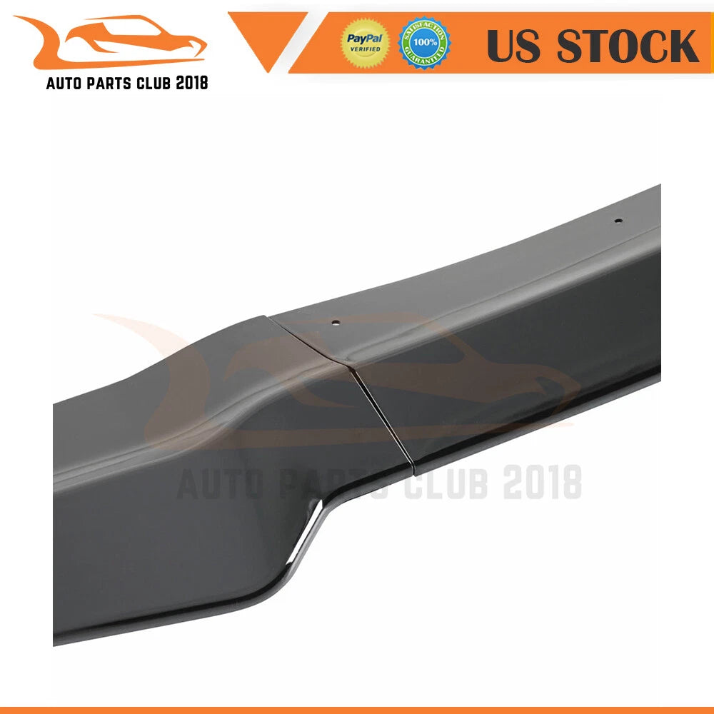 Front Bumper Spoiler Lip Kit for Dodge Charger (2011-2014) - Painted Black