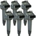Set of 6 NGK Ignition Coils COP for IS250 RC350 4Runner Tundra V6 (2006–2020)