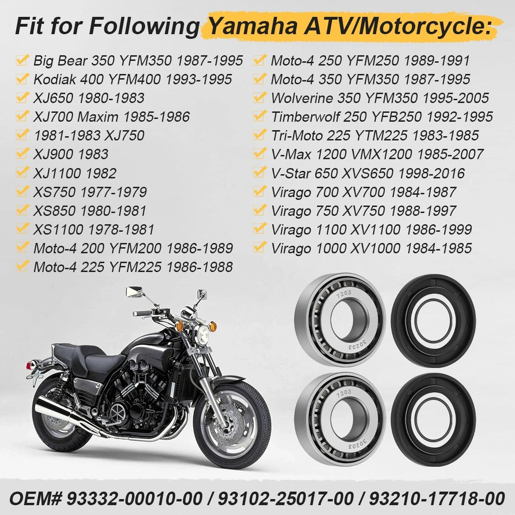 Swing Arm Bearing Seal for Yamaha Timberwolf 250, Tri-Moto 225, V-Star 650, VMX1200