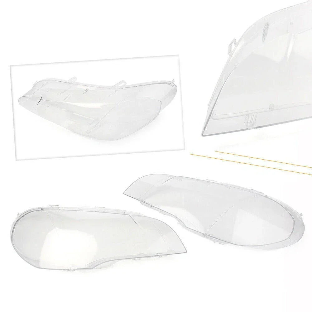 Clear Lens Cover for BMW X5 Headlight Shell Case 2007-2013