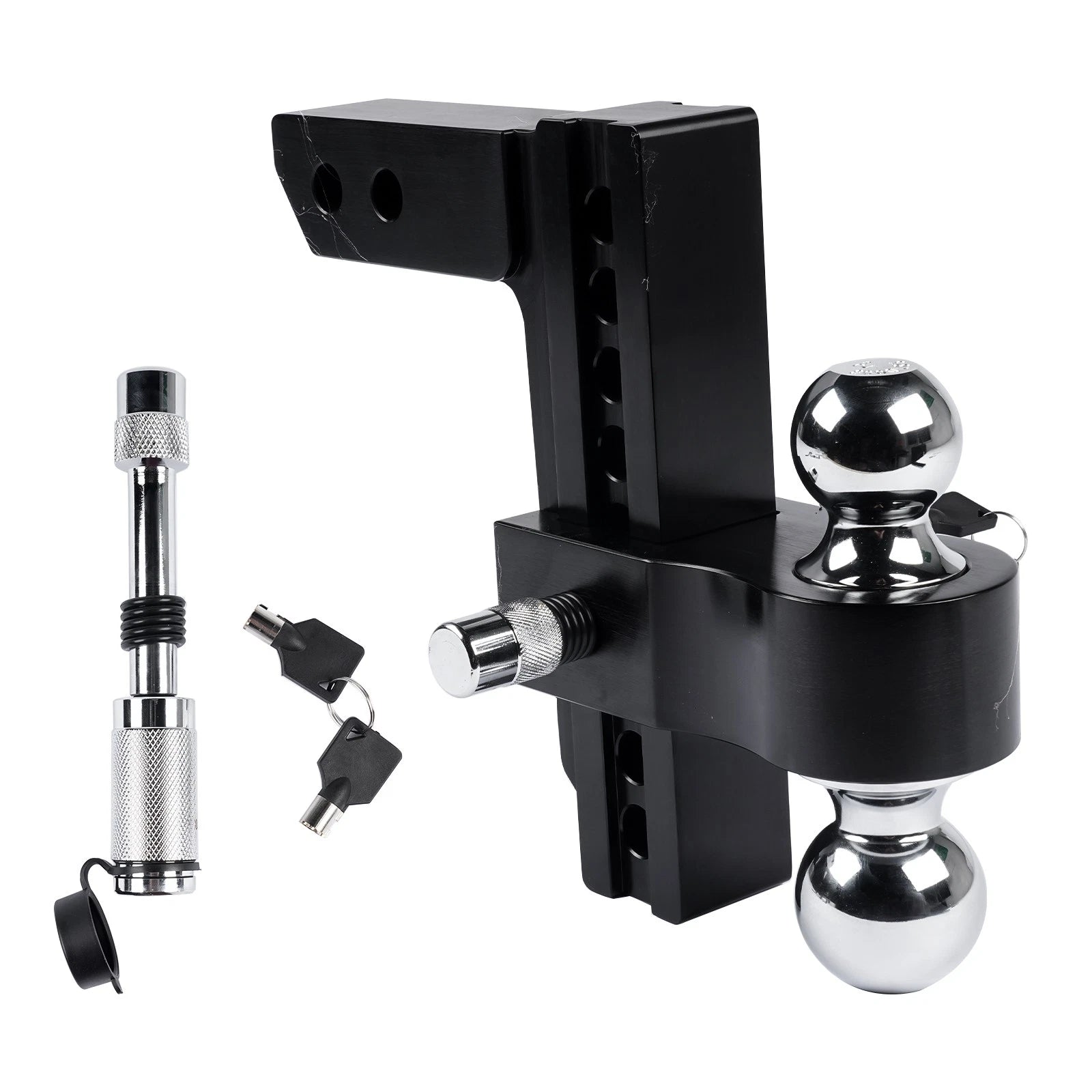 Aluminum Tow Hitch for 2" and 2-5/16" Balls (Universal Fit)