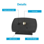 2X Tripod Quick Release Plate Screw Adapter for DSLR SLR Cameras
