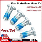 Rear Brake Rotor Hardware Safety Bolt Kit for Yamaha Banshee YFZ Raptor (1997–2006)