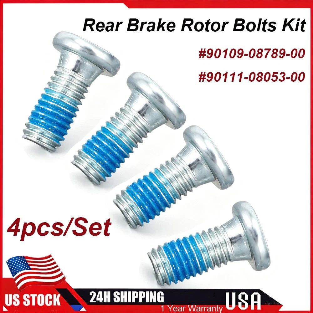 Rear Brake Rotor Hardware Safety Bolt Kit for Yamaha Banshee YFZ Raptor (1997–2006)
