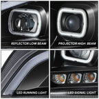 Sequential Chasing Turn Signal LED Projector Headlight for Peterbilt 579 (2022–2025)