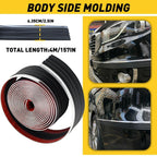 Black Chrome Body Side Molding Strip for Universal Fit (EXV)