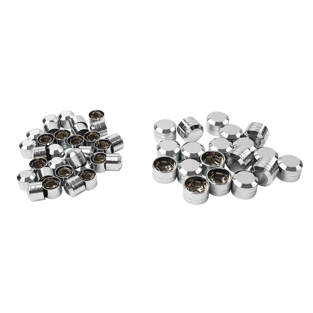 5 Engine Topper Bolt Cover Screws Caps Chrome for Indian Chief (2014-2023)
