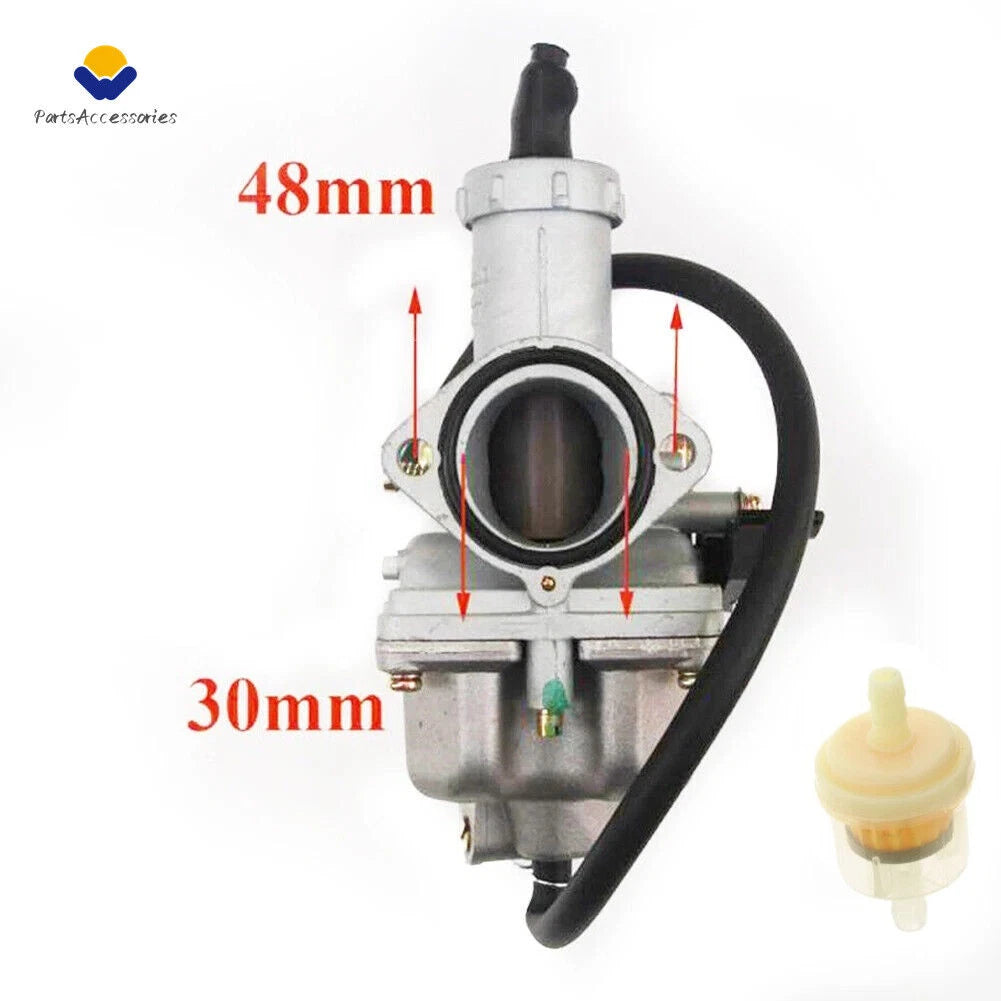 30mm Carburetor for Honda Hawk 250, Taotao, TBR7, Apollo DB36