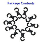 10PCS S-Shaped Hook Clips for Bike Brake Gear Cable Tidy Tool